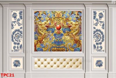 File ảnh Tranh phào chỉ TPC21 (gốc) in Hiflex