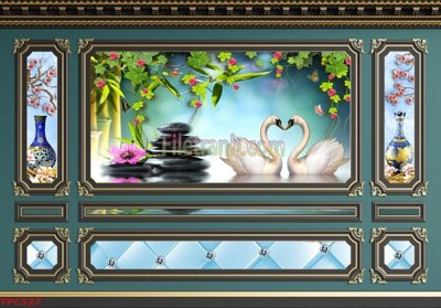 Tải file Tranh phào chỉ TPC527 (ảnh gốc) in tranh kính