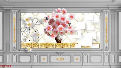 File tranh Tranh phào chỉ TPC572 (ảnh gốc) in trần 3D