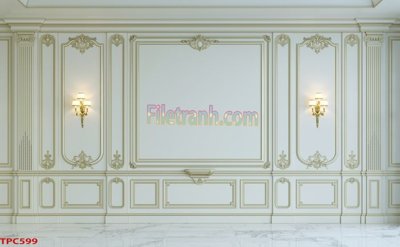 File tranh gốc Tranh phào chỉ TPC599 chủ đề hiện đại