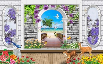 Tải file Tranh phào chỉ TPC612 (gốc) in tranh tráng gương