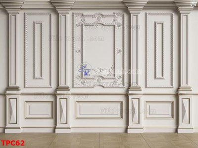 File tranh Tranh phào chỉ TPC62 (ảnh gốc) in trần 3D