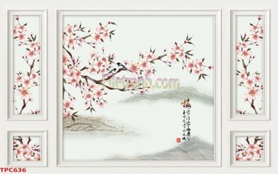 File tranh in tráng gương Tranh phào chỉ TPC636 (siêu nét)