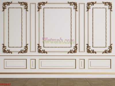 File gốc Tranh phào chỉ TPC637 (trang trí) phòng làm việc