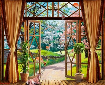 Tải file Tranh phào chỉ TPC655 (gốc) in tranh tráng gương