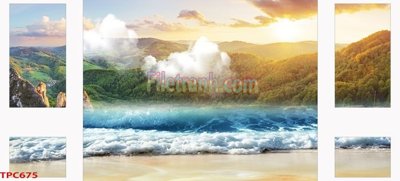 File in ấn Tranh phào chỉ TPC675 (bản gốc) chất lượng cao