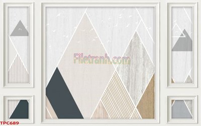 Ảnh mô tả file gốc in mica Tranh phào chỉ TPC689