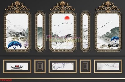 Tải về hình ảnh gốc Tranh phào chỉ TPC699 sắc nét