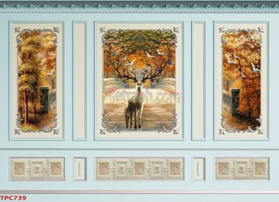 File gốc Tranh phào chỉ TPC739 (in ấn) màu sắc trung thực