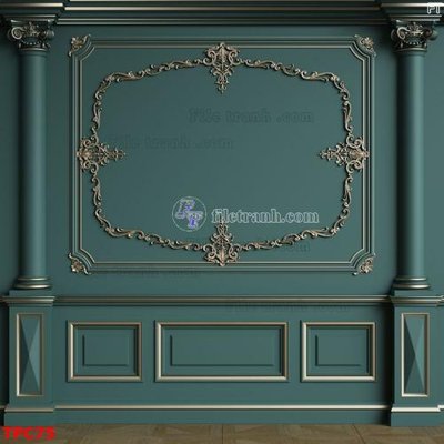 Tải file gốc Tranh phào chỉ TPC75 dùng cho in ấn