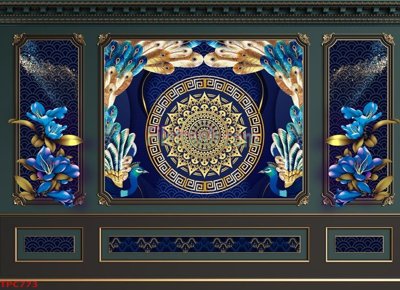 File gốc Tranh phào chỉ TPC773 (in mica) làm bảng hiệu