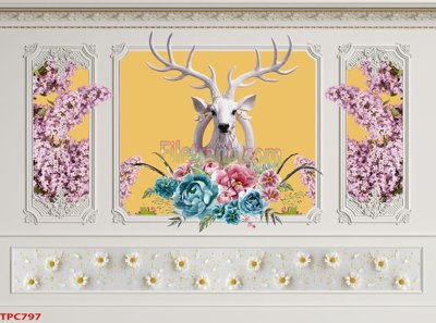 File PSD Tranh phào chỉ TPC797 (gốc) nhiều lớp (multi-layer)