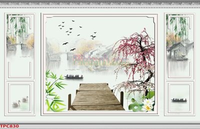 File ảnh Tranh phào chỉ TPC830 (gốc) dùng in Pano