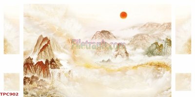 File tranh Tranh phào chỉ TPC902 (ảnh gốc) in trần 3D