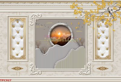 File gốc Tranh phào chỉ TPC927 (chuẩn màu) cho in offset