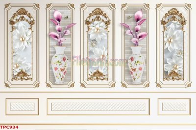 File tranh Tranh phào chỉ TPC934 (bản gốc) in lụa 3D