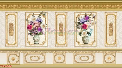 Tải file gốc Tranh phào chỉ TPC938 (in bạt) quảng cáo