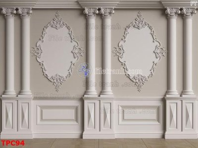 File PSD Tranh phào chỉ TPC94 (gốc) tách lớp chi tiết