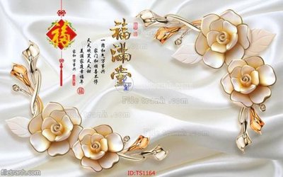 File gốc File hoa trang sức TS1164 (in mica) làm quà tặng