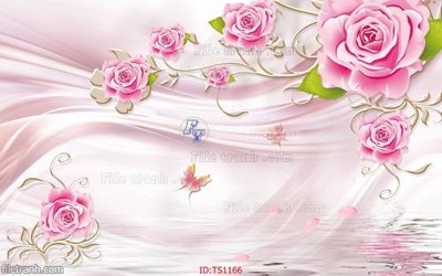 File tranh File hoa trang sức TS1166 (file gốc) chủ đề phong thủy