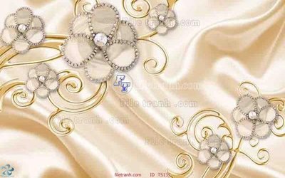 Tải file File hoa trang sức TS137 (PSD) cho in tranh 3D