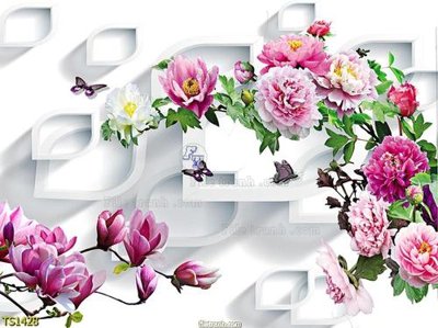 Ảnh gốc file in lụa File hoa trang sức TS1428 chi tiết