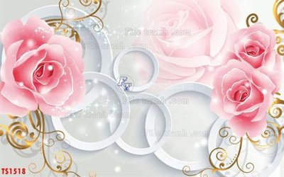 File gốc File hoa trang sức TS1518 (in mica) làm bảng hiệu