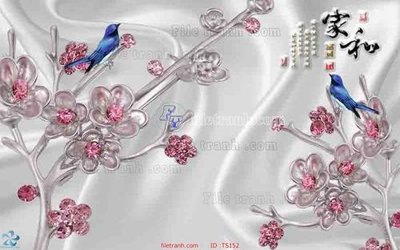 File tranh File hoa trang sức TS152 (gốc) chủ đề trừu tượng