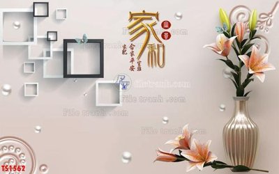 Tải file File hoa trang sức TS1562 (gốc) in tranh tráng gương