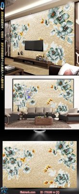 File gốc File hoa trang sức TS186 (in lụa) tranh phong thủy