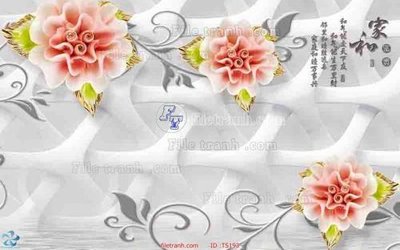 Ảnh gốc File hoa trang sức TS193 (độ nét cao) in mica