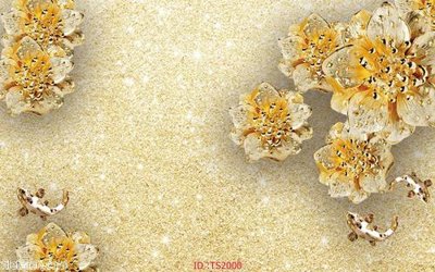 File gốc File hoa trang sức 3d TS2000 (in mica) làm quà tặng