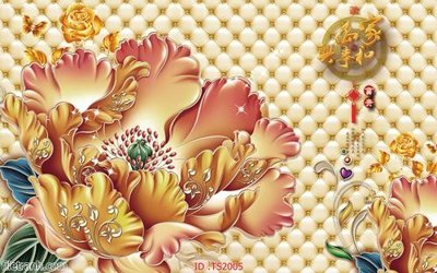 File tranh File hoa trang sức 3d TS2005 (gốc) chủ đề con người