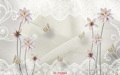 Tệp tin gốc File hoa trang sức 3d TS2064 (chất lượng cao) File hoa trang sức 3d TS2064