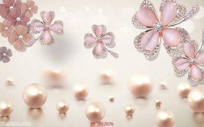 Tải file gốc in lụa File hoa trang sức 3d TS2076 siêu nét