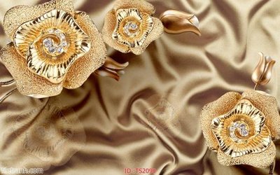 File tranh File hoa trang sức 3d TS2090 (gốc) chủ đề trừu tượng