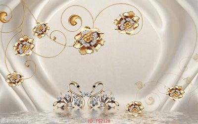 Tải file File hoa trang sức 3d TS2128 (gốc) chủ đề hoa sen