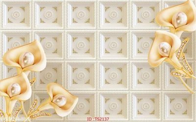 File gốc File hoa trang sức 3d TS2137 (in ấn) màu sắc trung thực