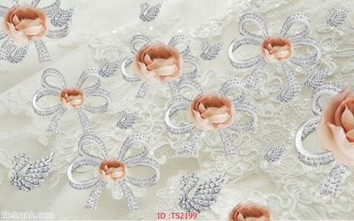 Tải file File hoa trang sức 3d TS2199 (PSD) cho in tranh kính