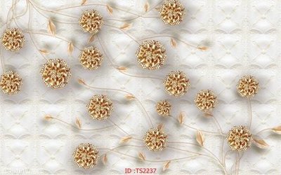 File tranh File hoa trang sức 3d TS2237 (gốc) chủ đề trừu tượng
