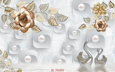 File tranh in tráng gương File hoa trang sức 3d TS2263 (siêu nét)