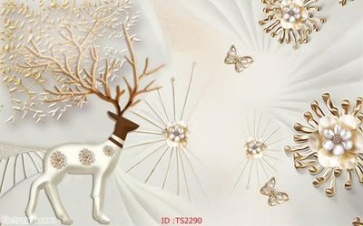 File tranh File hoa trang sức 3d TS2290 (gốc) chủ đề thành phố