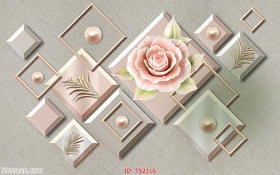 File ảnh File hoa trang sức 3d TS2316 (gốc) in Hiflex