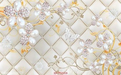 File gốc File hoa trang sức 3d TS2319 (bản quyền) cho in ấn