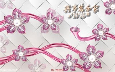 File in lụa File hoa trang sức 3d TS2357 (hoa văn) File hoa trang sức 3d TS2357