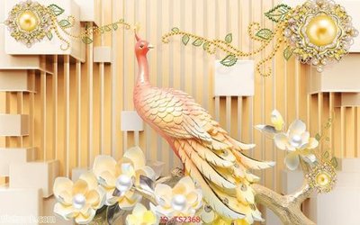 File gốc File hoa trang sức 3d TS2368 (chủ đề hiện đại) trang trí