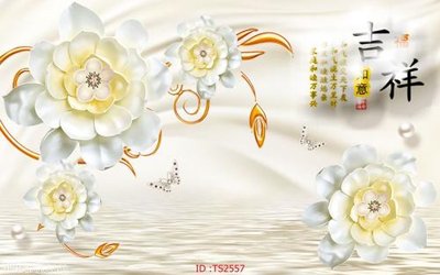 File ảnh File hoa trang sức 3d TS2557 (gốc) trang trí khách sạn