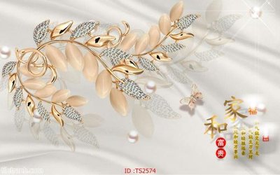 File tranh in trần 3D File hoa trang sức 3d TS2574 (ảnh gốc)