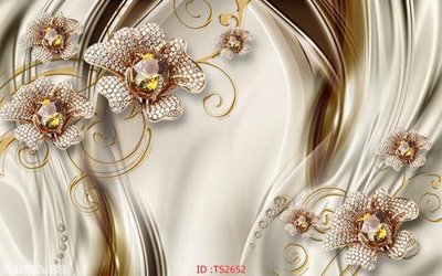 File tranh quảng cáo File hoa trang sức 3d TS2652 (file gốc) chuyên nghiệp