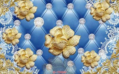 File gốc File hoa trang sức 3d TS2666 cho in ấn và thiết kế